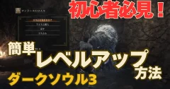 【初心者必見】ダクソ3 序盤をラクに！ヨエルで簡単レベルアップする方法