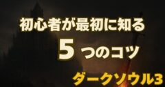 【保存版】今から始めるダークソウル3｜初心者が最初に知る5つのコツ